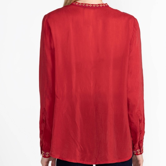 Johnny Was heavily embroidered beaded Marcia blouse NWT (oversized) - Picture 8 of 12